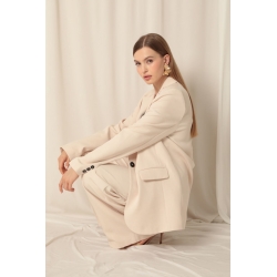 Veralis Atlas Kumaş Kadın Oversize Ceket – Zamansız Şıklık!