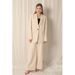 Veralis Atlas Kumaş Kadın Oversize Ceket – Zamansız Şıklık!