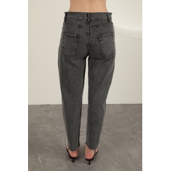 Veralis Yüksek Bel Mom Fit Denim Pantolon – Gün Boyu Konfor ve Şıklık!