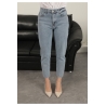 Veralis Yüksek Bel Mom Fit Denim Pantolon – Gün Boyu Konfor ve Şıklık!