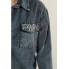 Veralis Denim Kumaş Cep İnci Detaylı Mavi Kadın Gömlek – Zarafeti ve Rahatlığı Buluştur!